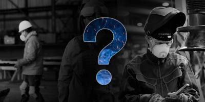 Are welders protected against welding fume if they use half mask respirators and keep the roller door open?